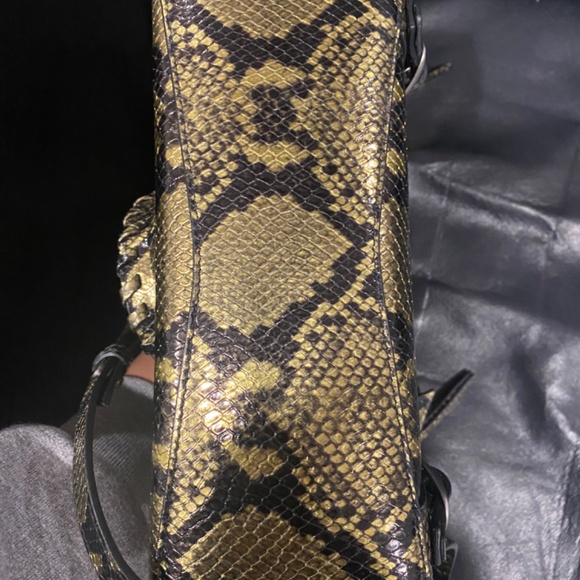 Balenciaga Snakeskin Mini City Bag - Picture 5 of 8
